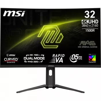 MSI MAG 321CUPDF Monitor de computador 80 cm (31,5 polegadas) 3840 x 2160 píxeis 4K Ultra HD LCD preto