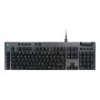 LOGITECH G915 X Teclado gaming com fio USB-A Low-Profile Tátil preto Qwertz Alemão