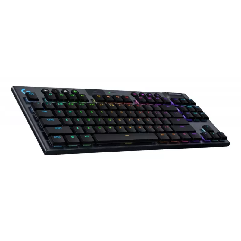 LOGITECH G915 X Lightspeed TKL Teclado gaming mecânico sem fios RGB preto Qwerty US/Internacional Clicky