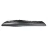Teclado ergonómico de tamanho completo com fio Cherry KC 4500 ERGO preto USB QWERTY UK 109 teclas layout curvo apoio de pulso cabo 1,8 m