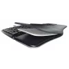 Teclado ergonómico de tamanho completo com fio Cherry KC 4500 ERGO preto USB QWERTY UK 109 teclas layout curvo apoio de pulso cabo 1,8 m