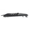 Teclado ergonómico de tamanho completo com fio Cherry KC 4500 ERGO preto USB QWERTY UK 109 teclas layout curvo apoio de pulso cabo 1,8 m