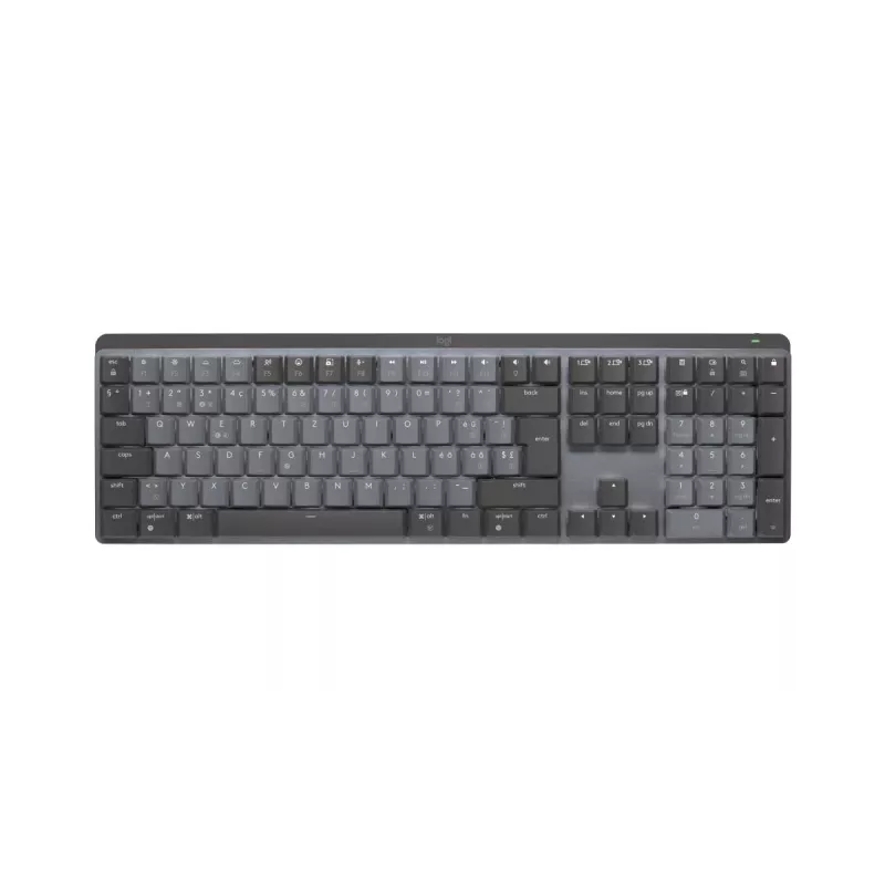 LOGITECH MX Mechanical Teclado de desempenho sem fios iluminado - Grafite Suisse Qwertz