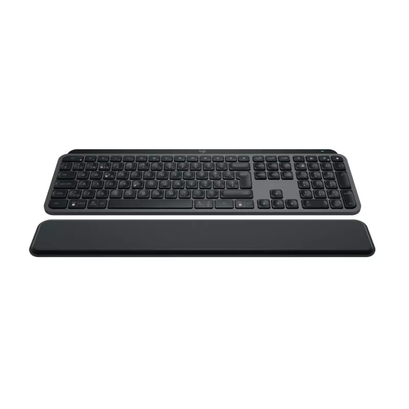 LOGITECH Mx Keys S Teclado com apoio de pulso Grafite QWERTZ Layout Suíço
