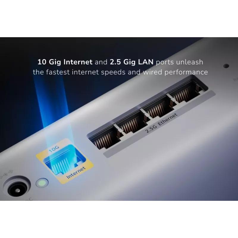 NETGEAR Orbi 870 Tri-Band (2,4 GHz / 5 GHz / 6 GHz) Wi-Fi 7 (802.11be) branco 4 Interno