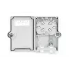 DIGITUS Caixa FTTH exterior, IP65 para 2x adaptador SC/SC ou 2x LC/DC