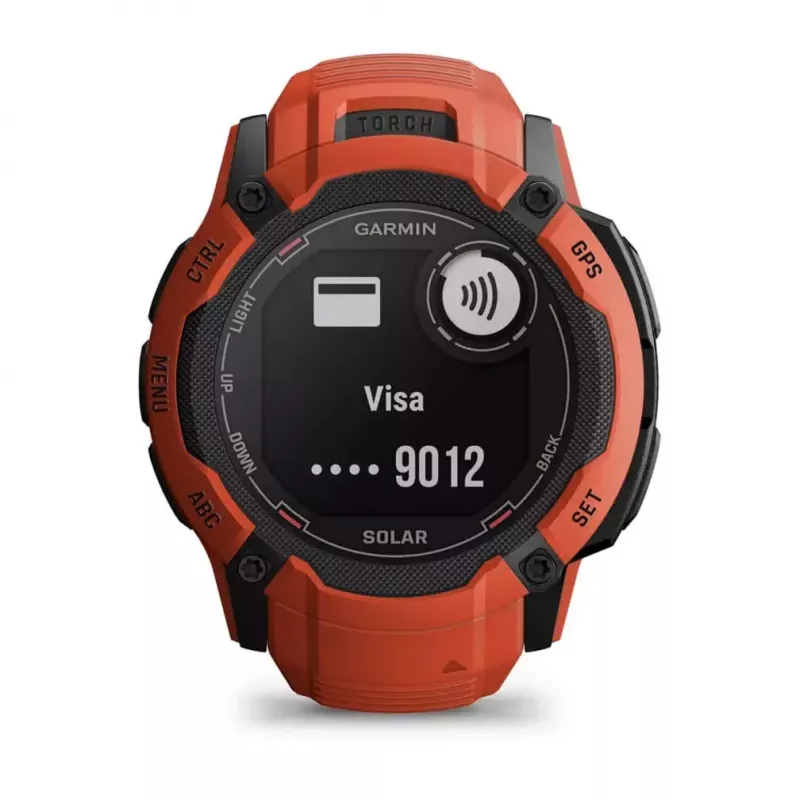 Smartwatch GARMIN Instinct 2X Solar – Relógio desportivo, 50 mm caixa de polímero, carregamento solar, GPS (GPS/GLONASS/Galileo), 10 ATM, pulseira de silicone