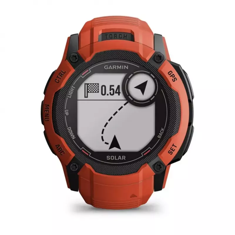 Smartwatch GARMIN Instinct 2X Solar – Relógio desportivo, 50 mm caixa de polímero, carregamento solar, GPS (GPS/GLONASS/Galileo), 10 ATM, pulseira de silicone