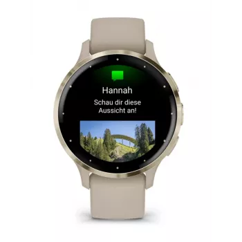 GARMIN INTERNATIONAL Venu 3S - 41 mm - Smartwatch com pulseira - francês - cinzento