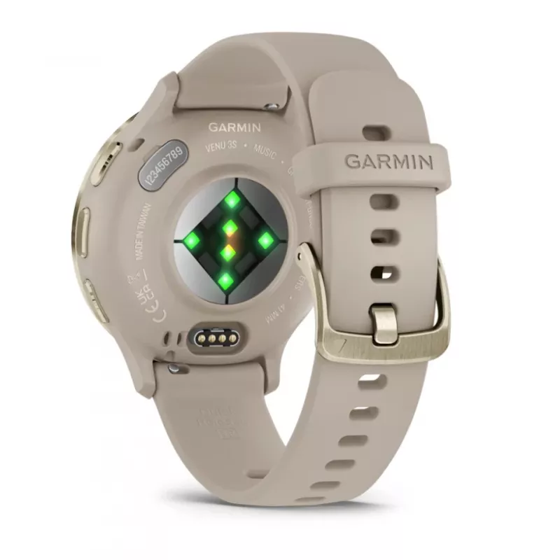 GARMIN INTERNATIONAL Venu 3S - 41 mm - Smartwatch com pulseira - francês - cinzento