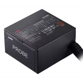 Fonte de alimentação XPG PROBE 600 BRONZE, 600 W, 100 - 240 V, 47 - 63 Hz, 10 A, Ativa, 19 A