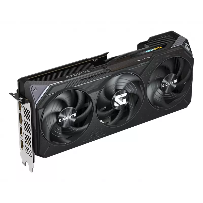 Placa gráfica GIGABYTE Radeon RX 9070 XT GAMING 16G – 16GB GDDR6, 256bit, PCI-E 5.0, 2970 MHz frequência do núcleo, 2 x DisplayPort 2.1a, 2 x HDMI 2.1b, GV-R9070XTGAMING-16GD