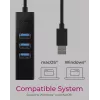 ICY BOX IB-HUB1419-LAN USB 3.2 Gen 1 (3.1 Gen 1) Type-A Preto
