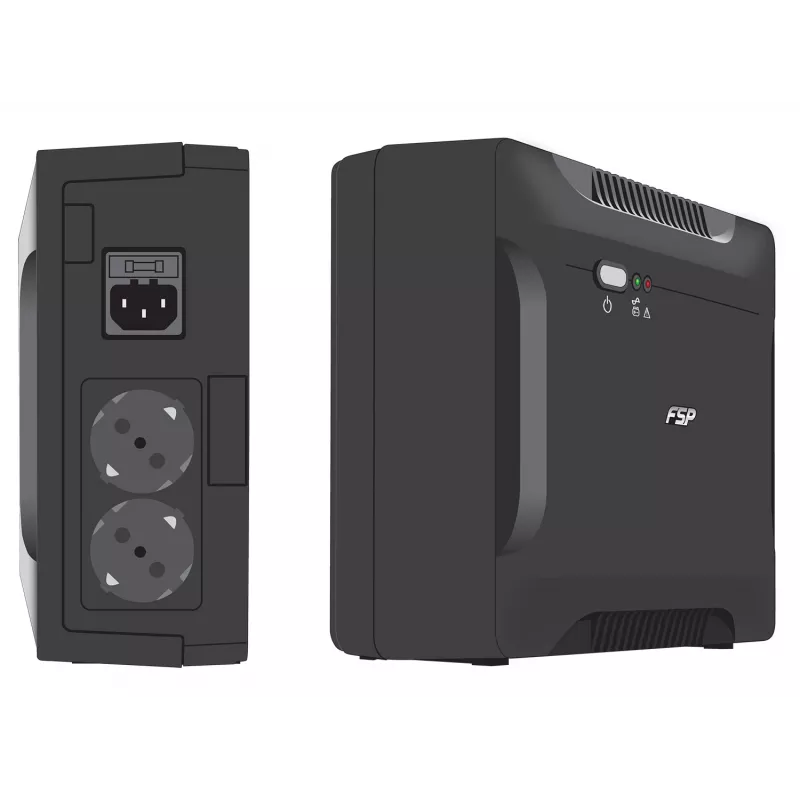 FSP Nano 800 fonte de alimentação ininterrupta (UPS) Standby (Offline) 0,8 kVA 480 W 2 saídas AC