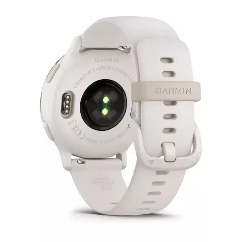 Smartwatch GARMIN Vivoactive 5 – relógio desportivo, caixa de alumínio/polímero de 42 mm, AMOLED 1,2 polegadas, GPS/GLONASS/Galileo, frequência cardíaca e SpO2, 5 ATM, 11 dias de autonomia