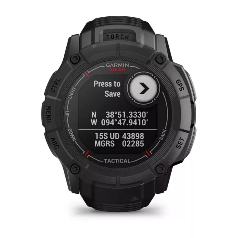 Garmin Instinct 2X Solar Tactical Edition smartwatch, 50 mm, preto