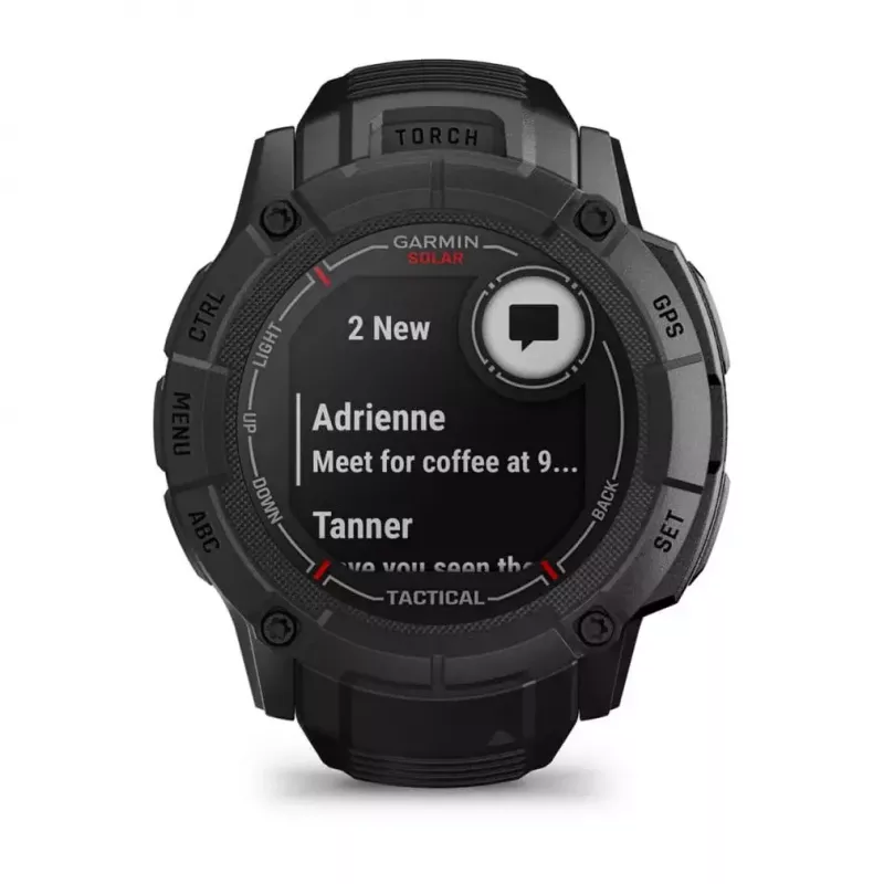 Garmin Instinct 2X Solar Tactical Edition smartwatch, 50 mm, preto