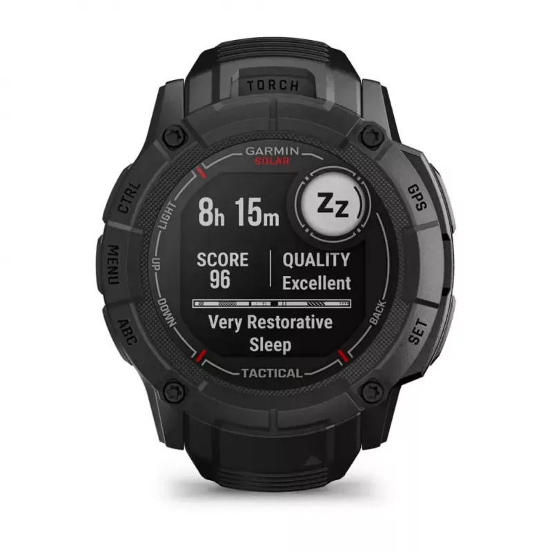 Garmin Instinct 2X Solar Tactical Edition smartwatch, 50 mm, preto