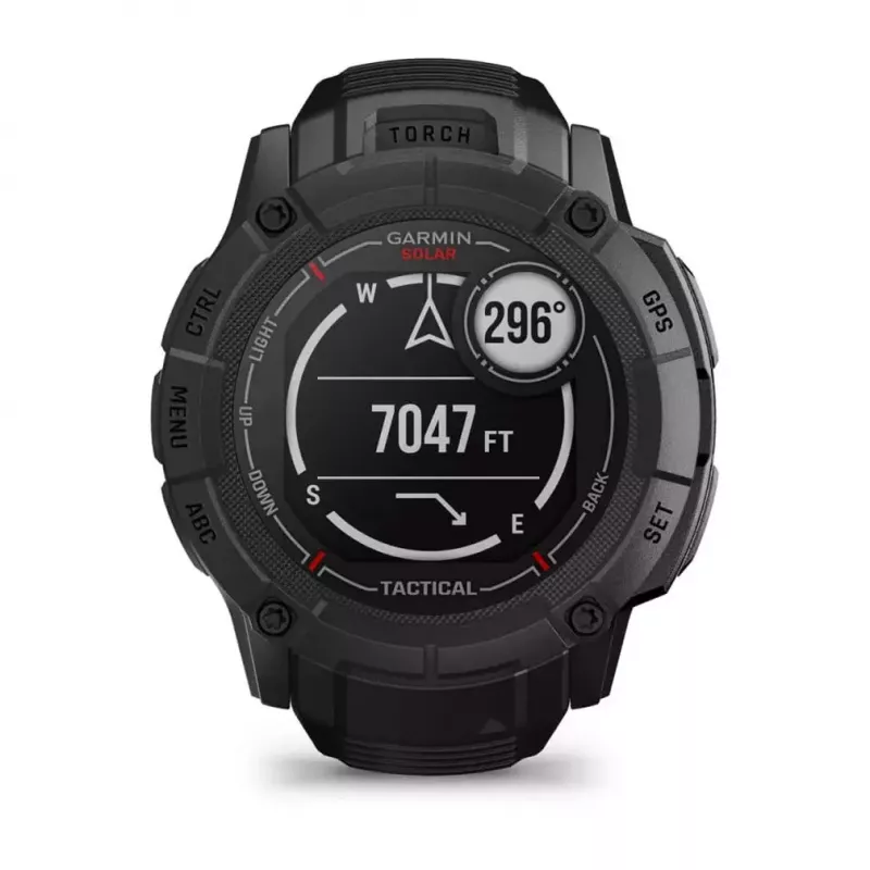 Garmin Instinct 2X Solar Tactical Edition smartwatch, 50 mm, preto