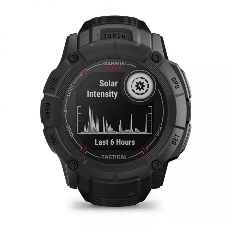 Garmin Instinct 2X Solar Tactical Edition smartwatch, 50 mm, preto