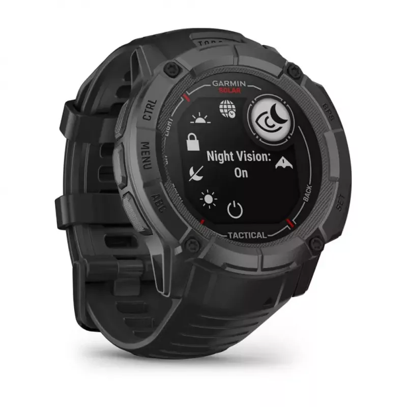 Garmin Instinct 2X Solar Tactical Edition smartwatch, 50 mm, preto
