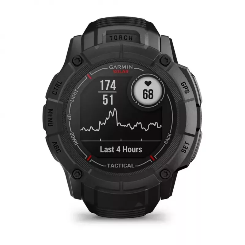 Garmin Instinct 2X Solar Tactical Edition smartwatch, 50 mm, preto