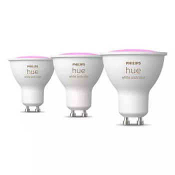 Philips Hue White and Colour Ambience GU10 – Smart-Spotlight – (pack de 3)