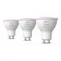 Philips Hue White and Colour Ambience GU10 – Smart-Spotlight – (pack de 3)