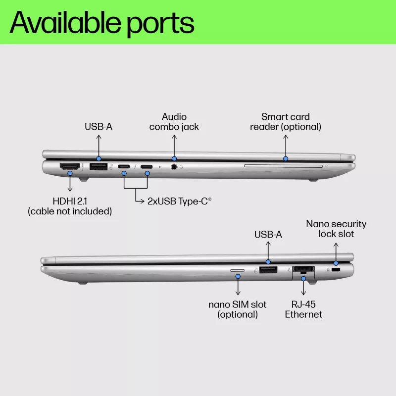Portátil HP EliteBook G11 Intel Core Ultra 5 125U 35,6 cm (14
