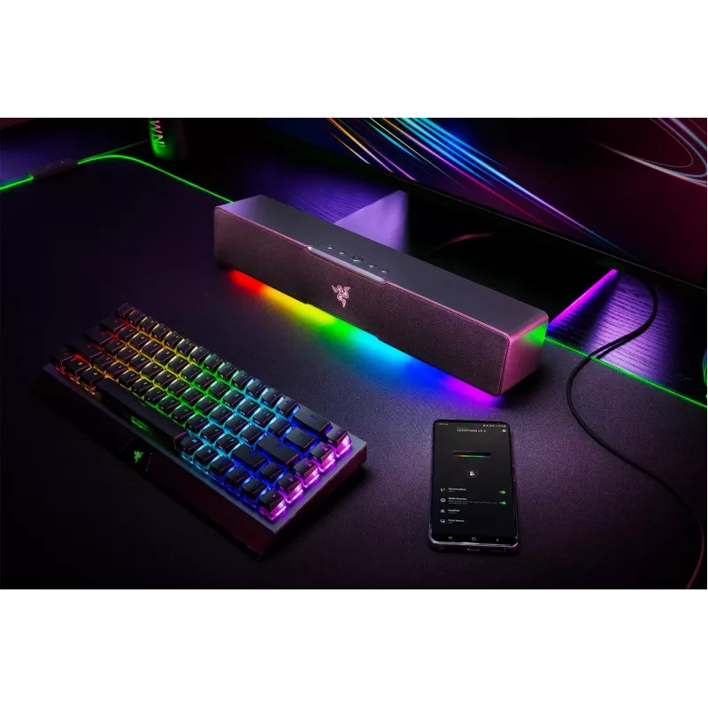RAZER Leviathan V2 X - barra de som para gaming PC - preto