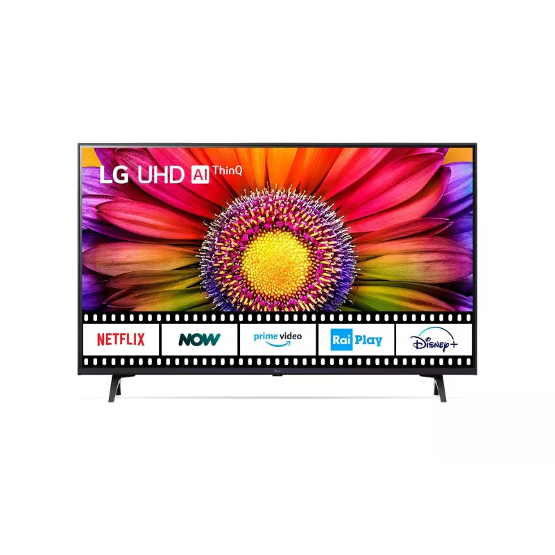 LG 75UR80006LJ série UR80 190,5 cm (75 polegadas) Smart TV 4K Ultra HD, Direct LED, HDR, webOS 23, Wi-Fi, preto