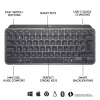 Teclado retroiluminado LOGITECH MX Keys Mini - Sem fios Bluetooth - Grafite - Azerty Francês