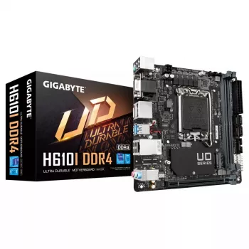 Placa-mãe GIGABYTE H610I DDR4, Intel LGA 1700, Mini-ITX