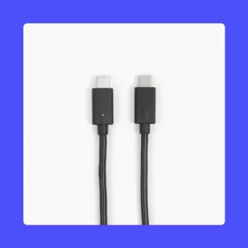 Cabo Owl Labs USB-C macho para USB-C macho para Meeting Owl 3 (4,87 m) Cabo USB Preto