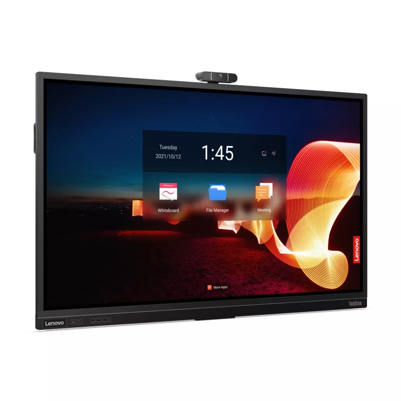 Monitor de computador Lenovo ThinkVision T75 190,5 cm (75 polegadas) 3840 x 2160 píxeis 4K Ultra HD LED Touchscreen Preto