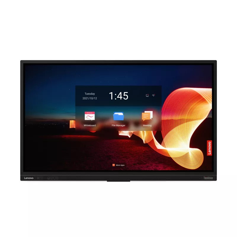 Monitor de computador Lenovo ThinkVision T75 190,5 cm (75 polegadas) 3840 x 2160 píxeis 4K Ultra HD LED Touchscreen Preto