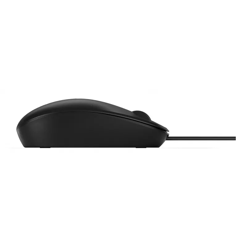Rato HP 125 ótico com fio USB preto
