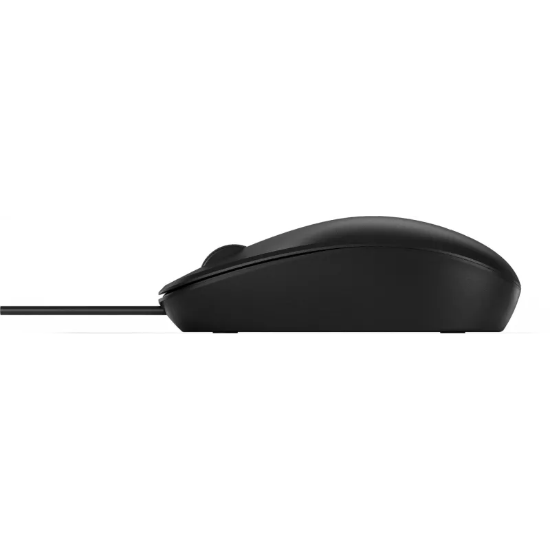 Rato HP 125 ótico com fio USB preto