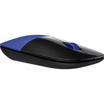 Rato sem fios HP Z3700 azul, ambidestro, ótico, RF Wireless, 1200 DPI, azul