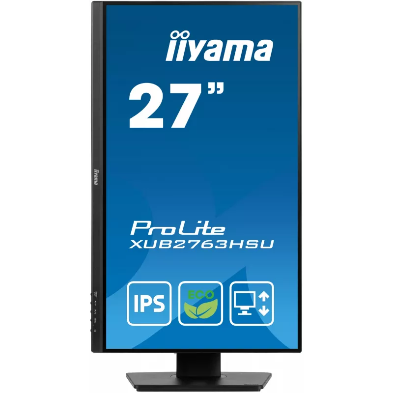 Monitor de computador iiyama ProLite XUB2763HSU-B1 68,6 cm (27 polegadas) 1920 x 1080 píxeis Full HD LED preto