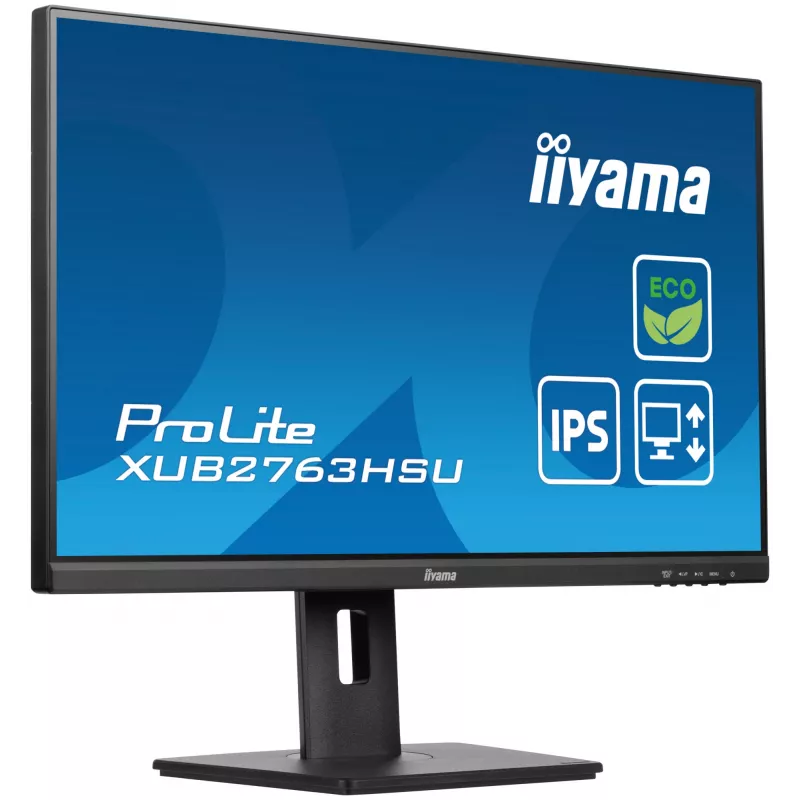 Monitor de computador iiyama ProLite XUB2763HSU-B1 68,6 cm (27 polegadas) 1920 x 1080 píxeis Full HD LED preto