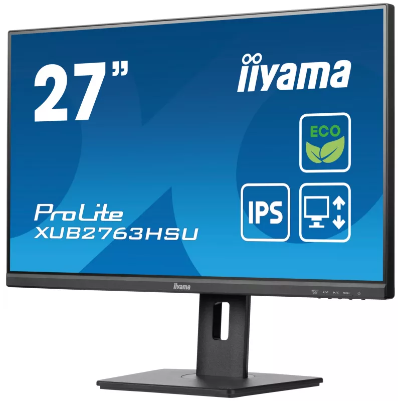 Monitor de computador iiyama ProLite XUB2763HSU-B1 68,6 cm (27 polegadas) 1920 x 1080 píxeis Full HD LED preto