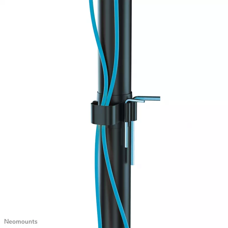 Suporte de monitor Neomounts NM-D335DBLACK 10-27 polegadas, montagem por aperto/em pé/através, 8 kg, 25,4 cm (10 polegadas), 68,6 cm (27 polegadas), 100 x 100 mm, preto