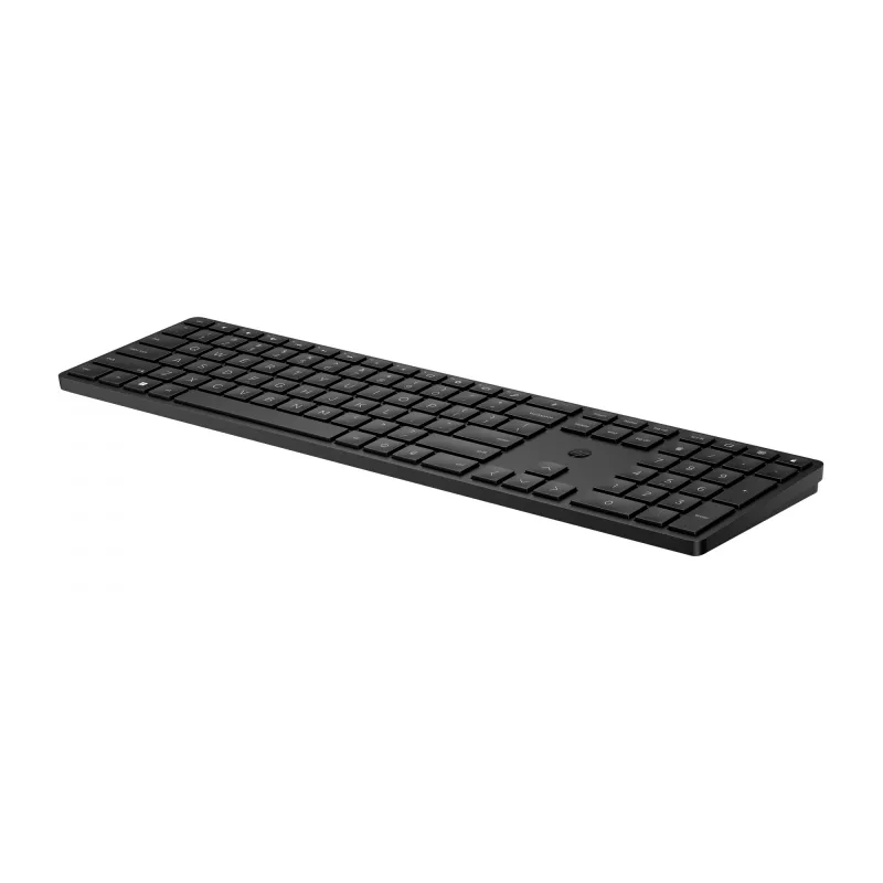 Teclado sem fios programável HP 455, formato completo (100%), sem fios, RF Wireless, membrana, preto