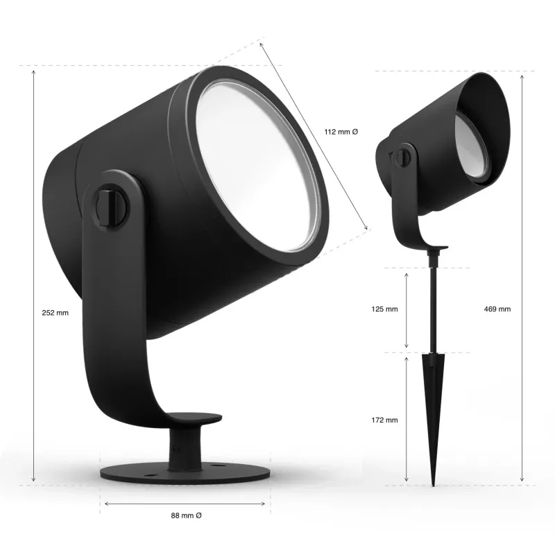 Philips Hue White and Colour Ambience Projetor de exterior Lily XL