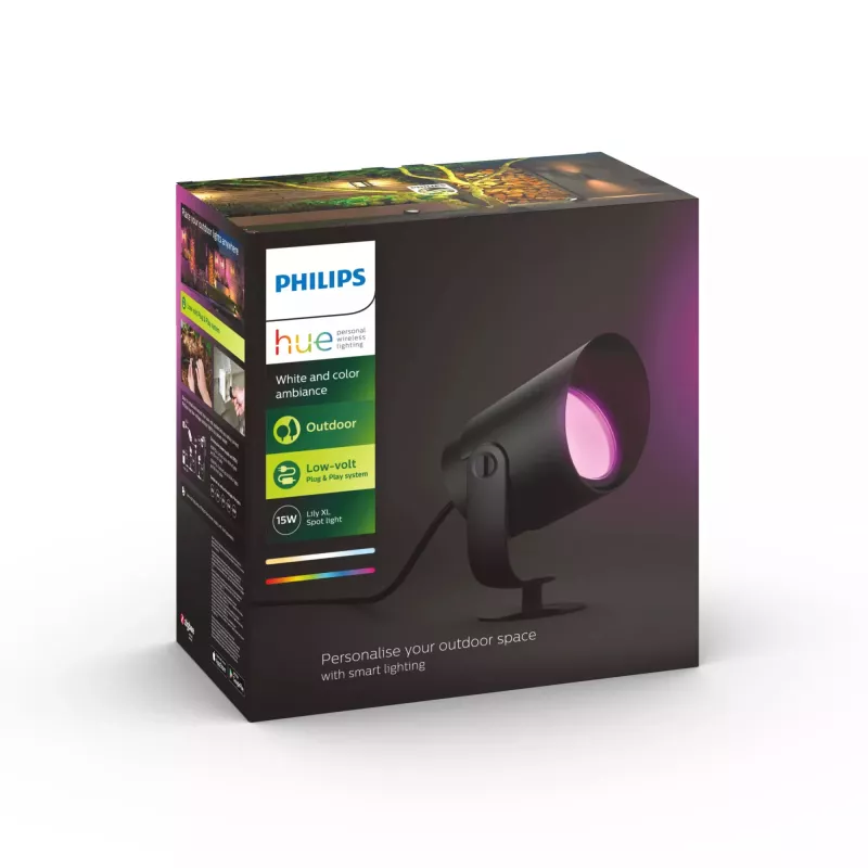 Philips Hue White and Colour Ambience Projetor de exterior Lily XL