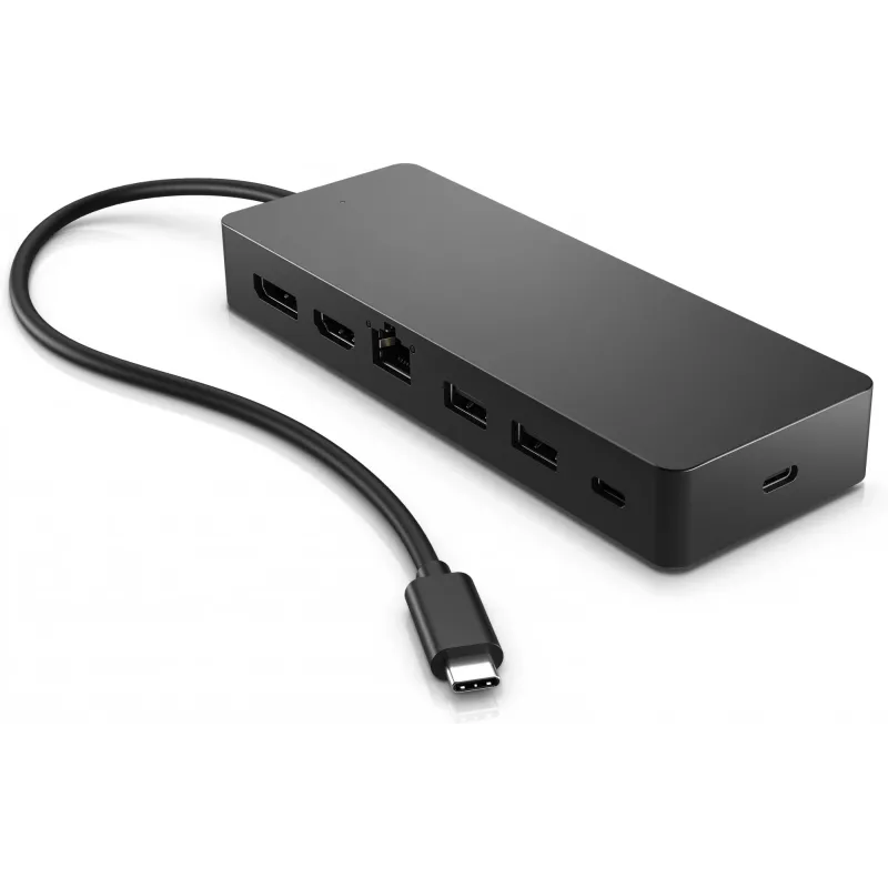 Hub multiporta HP Universal USB-C USB 3.2 Gen 1 Type-C preto