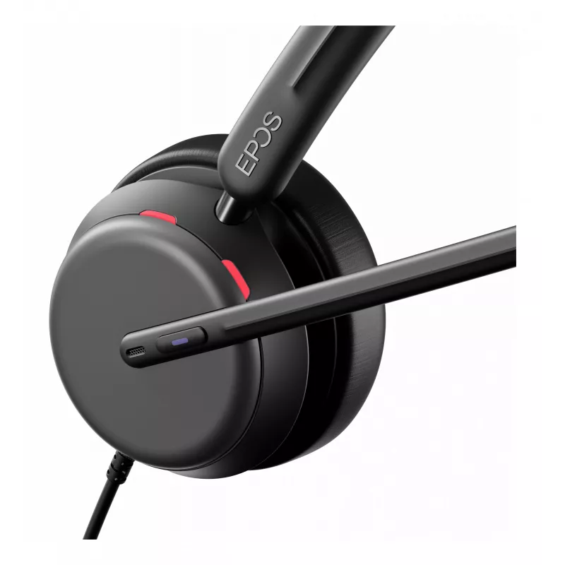 Lenovo 4Z21P85373 Auscultadores/Headset Headset com fio com arco de cabeça para escritório/callcenter USB Type-C / USB Type-A preto