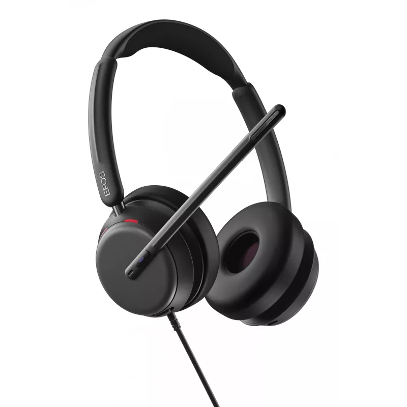 Lenovo 4Z21P85373 Auscultadores/Headset Headset com fio com arco de cabeça para escritório/callcenter USB Type-C / USB Type-A preto