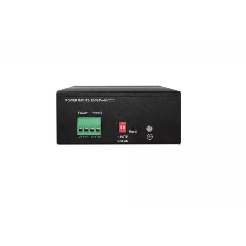 LevelOne Hilbert switch industrial Gigabit Smart Lite de 10 portas, 8x RJ45, 2x SFP